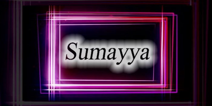 1280x720 SUMAYYA Name Whatsapp Status❤️❤️❤️ || SUMAYYA Letter