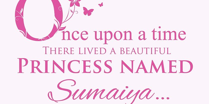 1500x1500 Amazon.com: A Beautiful Princess Named Sumaiya Large Once Upon a