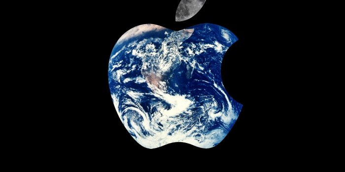 2048x2048 The Earth is in Apple - iPad Wallpaper for iPhone X, 8, 7, 6