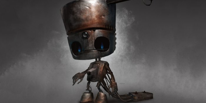 4467x2792 robots, artwork, simple background :: Wallpapers