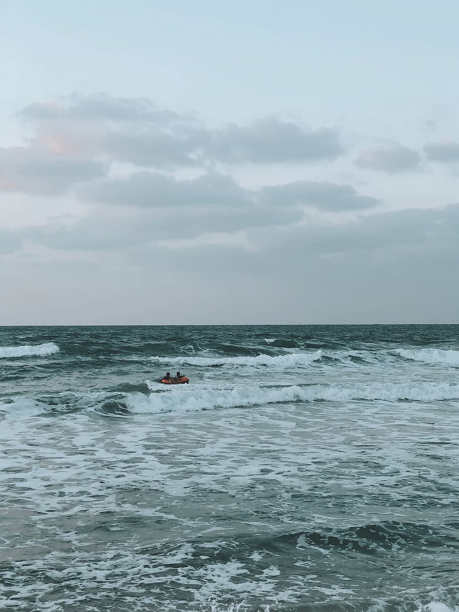 910x1214 HD wallpaper: boat floating on water, sea, nature, ocean, outdoors