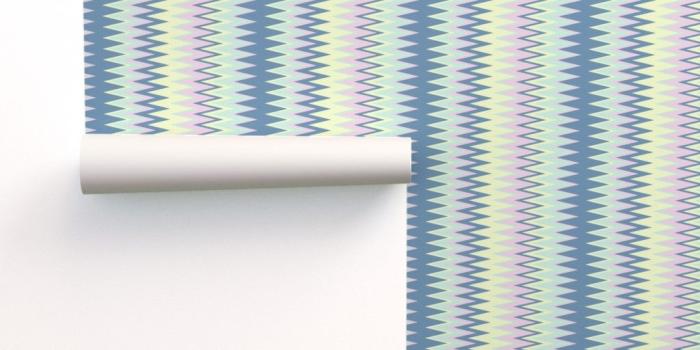 1024x1024 sun bleached beach colors chevron zigzag on Isobar by