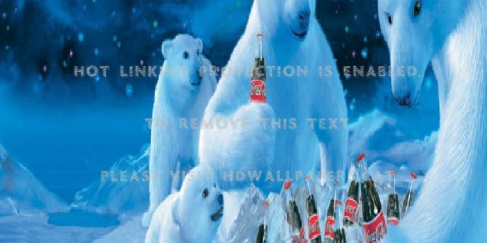 1280x1024 coca cola polar bears bottles cubs snow