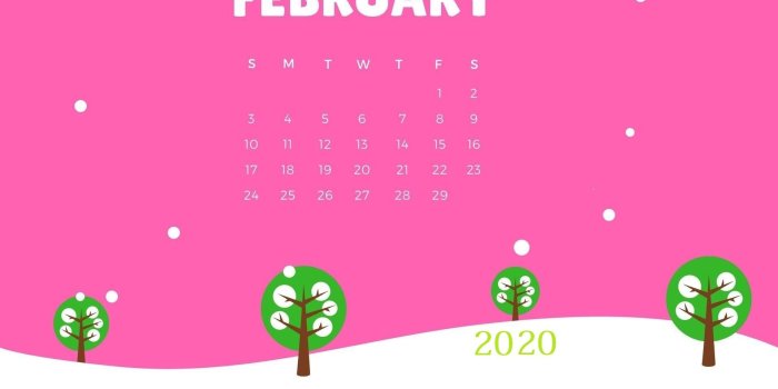 1920x1203 calendar background february 2020 - Domaregroup