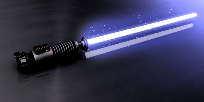1920x1080 Star Wars, Lightsaber, Science fiction, Blue, Render, Weapon, Jedi