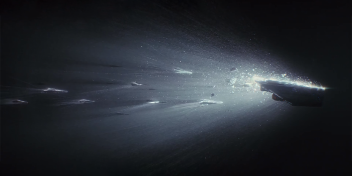 1920x1080 Star Wars: The Last Jedi - Lightspeed Crash Wallpaper [1920x1080