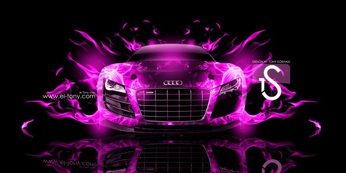 1920x1080 Audi-R8-Pink-Fire-Car-Abstract-2013-HD-Wallpapers-Design-By-Tony 2