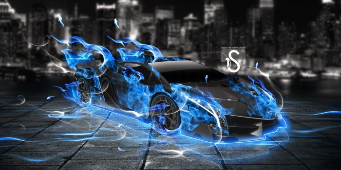 1920x1080 Blue fire lamborghini veneno hd wallpaper | 1920x1080 | Gludy