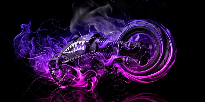 3840x2160 Moto Gun Super Fire Flame Abstract Bike 2016 Wallpapers 4K | el Tony