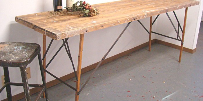 3000x2250 Vintage Wallpaper Table, Folding Table, Wood, Work Surface