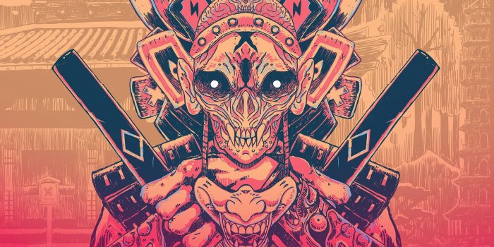 1920x1080 picture, digital art, samurai, mask, digital art, samurai, artwork