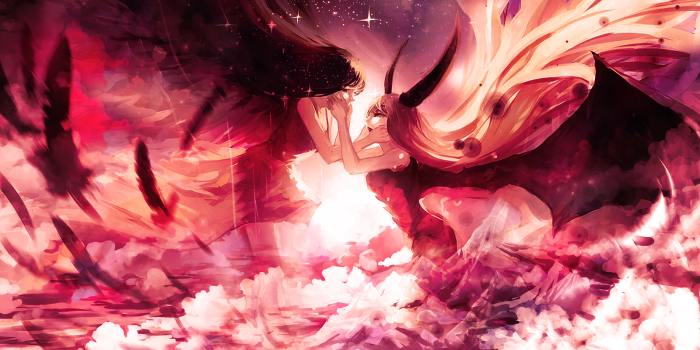 1600x900 Best 51+ Angel and Demon Love Wallpaper on HipWallpaper | Love