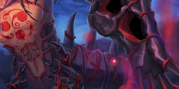 1600x2560 Download 1600x2560 Anime Girl, Anime Boy, Demon, Pink Hair, Tattoo