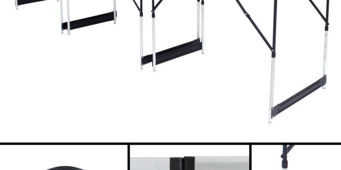 1000x1000 China Adjustable Folding Work Table in Aluminium for Wallpaper 300