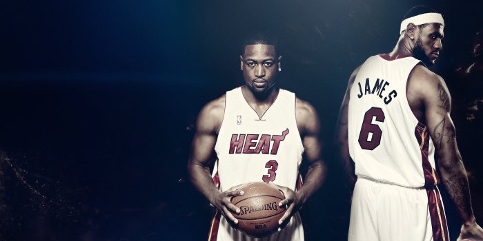 1920x1080 dwyane, Wade, Spalding, Lebron, James, Heat, Basketball, Nba