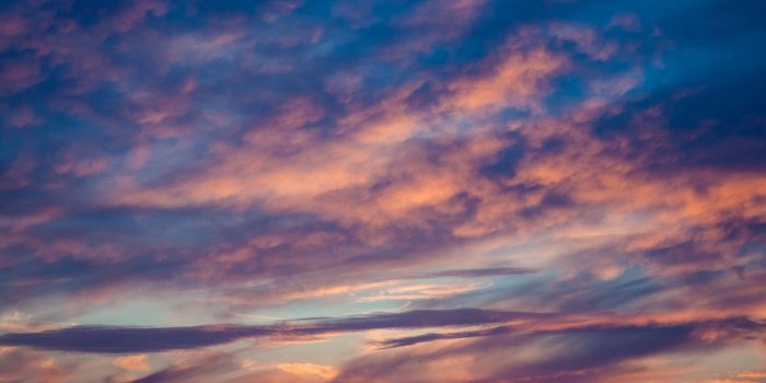 1920x1080 Download wallpaper 1920x1080 clouds, sunset, porous full hd, hdtv