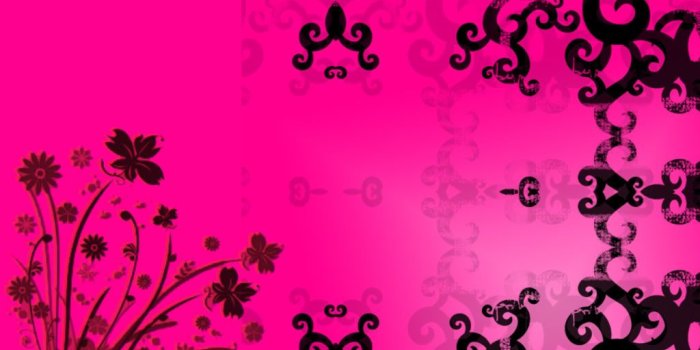 1024x768 Pretty Girly Colorful Wallpapers - Debut Black Pink Background