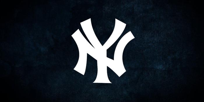 1920x1200 New York Yankees Logo On Blue Stained Background - Logos And
