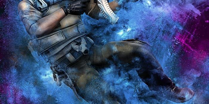 1080x1920 Counter-Strike: Counter Terrorist Win gun and blue, cs go HD