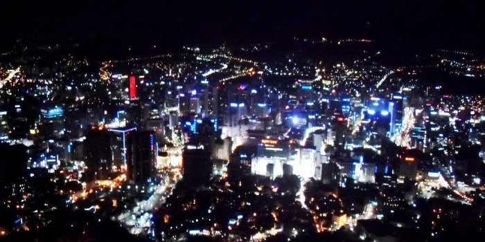 1024x768 Free download Seoul at night wallpaper by juanchonesa [1024x768