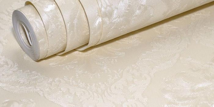 960x960 Damask Cream Wallpaper Luxury Italian European Classic Metallic