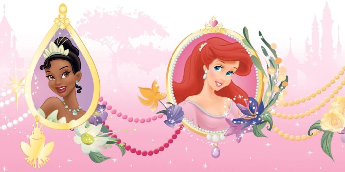 3733x700 Triple monitor multi multiple screen disney princess princesse