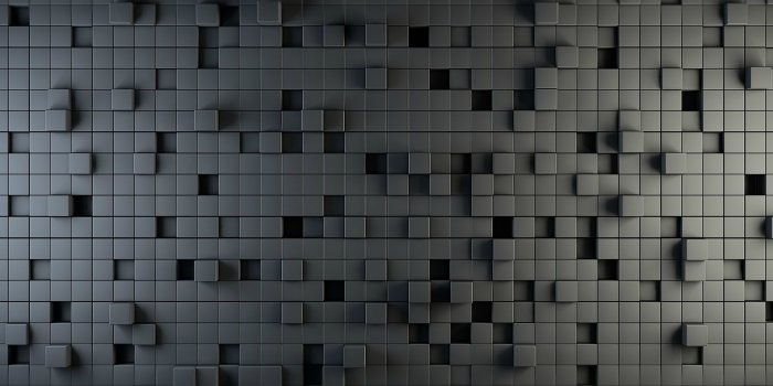 5120x2160 3D Abstract Grey Square Hd Wallpaper for Desktop and Mobiles 4K