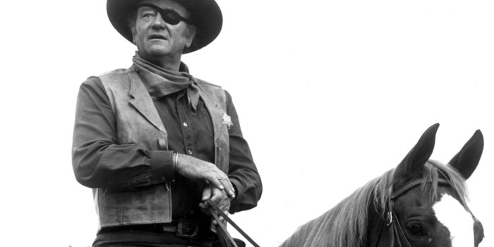 2000x1334 2000 × 1334 In Grab Your Six-shooter John Wayne - Black And White