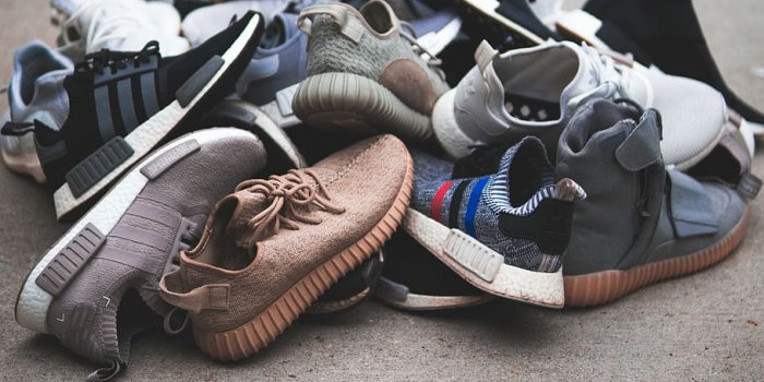 910x1138 HD wallpaper: adidas sneakers on wooden surface, assorted-color