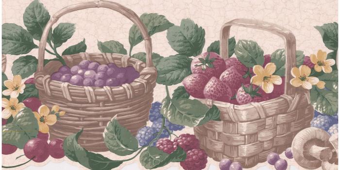 3112x1853 August Grove Illings Berries Baskets Cherry Raspberry Strawberry