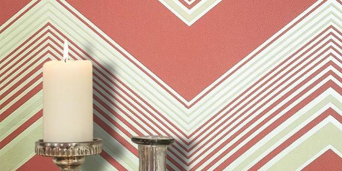 735x1102 Zig Zag Chevron Wallpaper Purple Blue Raspberry Orange Pearlescent