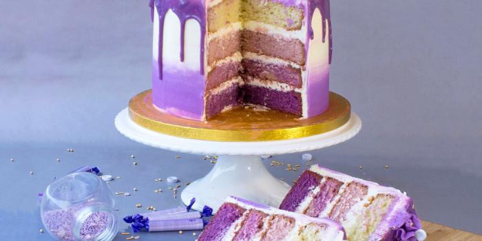 1600x1200 This Prince-Themed Cookbook Features 'Purple Rain' Ombre Cakes and