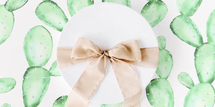 900x900 Pastel watercolor cactus wall mural | removable wallpaper | Livettes