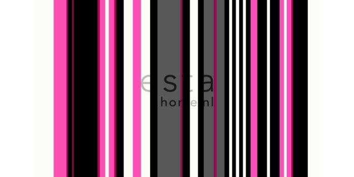 990x990 wallpaper stripes pink and black - 116534 on OnBuy