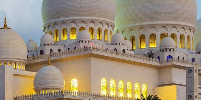 1242x2208 Abu dhabi Majestic mosque HD wallpaper download