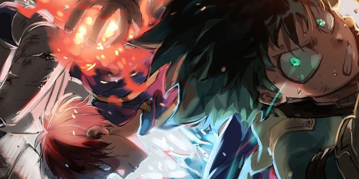 1332x850 Deku X Todoroki Wallpapers