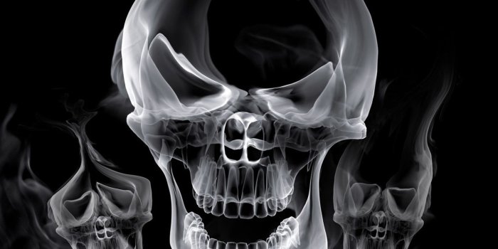 1920x1080 Smoking skull wallpaper - SF Wallpaper