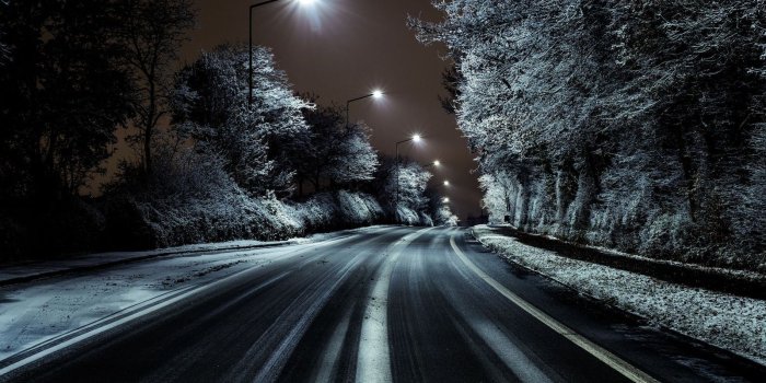 1600x900 Highway Night City HD Wallpaper - Wallpaper Stream