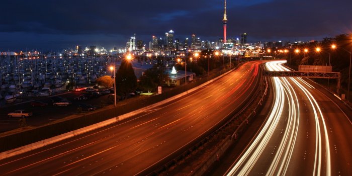 2560x1600 Highway At Night Ultra HD Desktop Background Wallpaper for 4K UHD