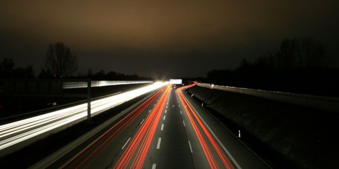 1920x1080 Time Lapse Photo of a Highway at Night | PHOTOGRAPHY