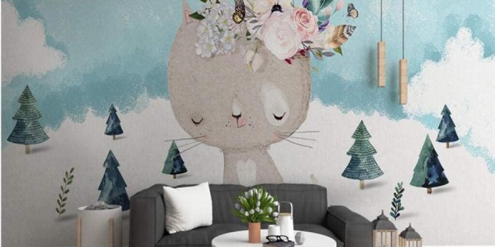 1000x1000 Amazon.com: NIdezuiai Mural,Customize 4D Wallpaper Plant Series