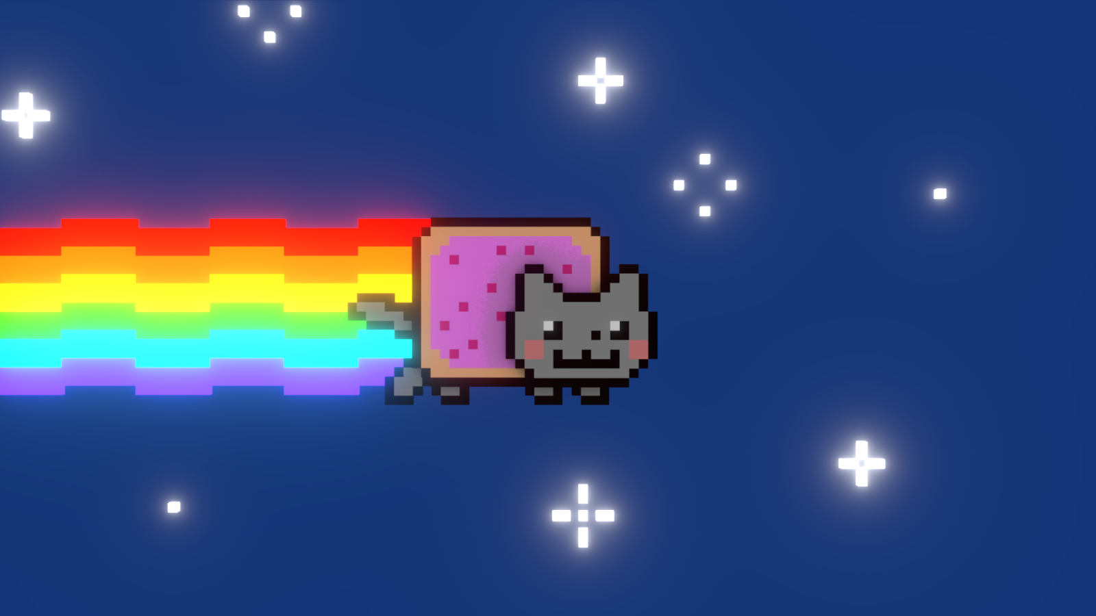 1920x1080 Nyan Cat Wallpaper (1080p) : blender