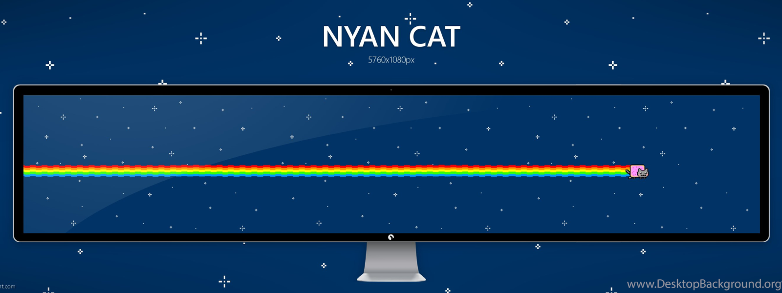 2560x960 Nyan Cat By Hundone On DeviantArt Desktop Background