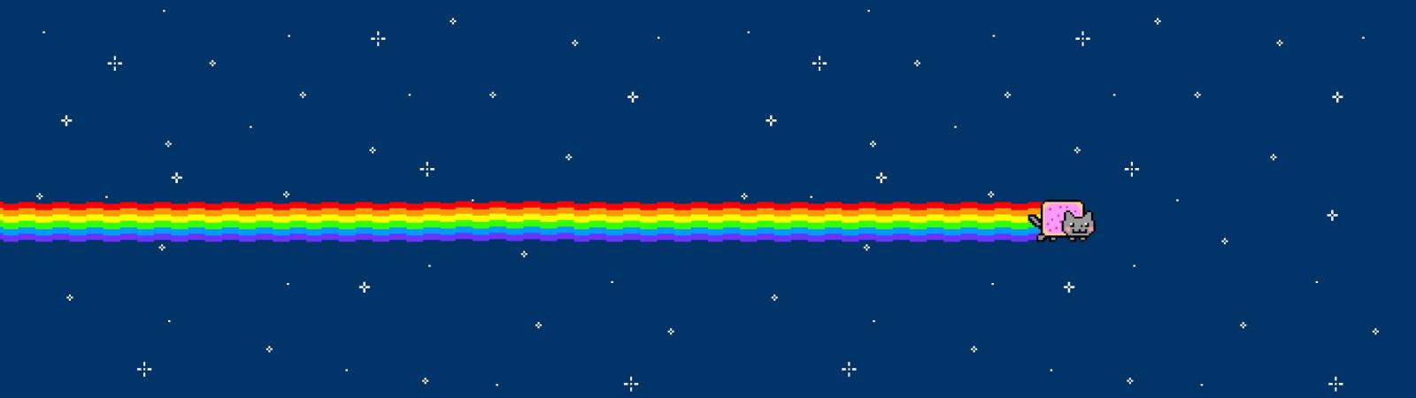 3840x1080 Nyan Cat Dual Monitor Wallpaper | Pixelz