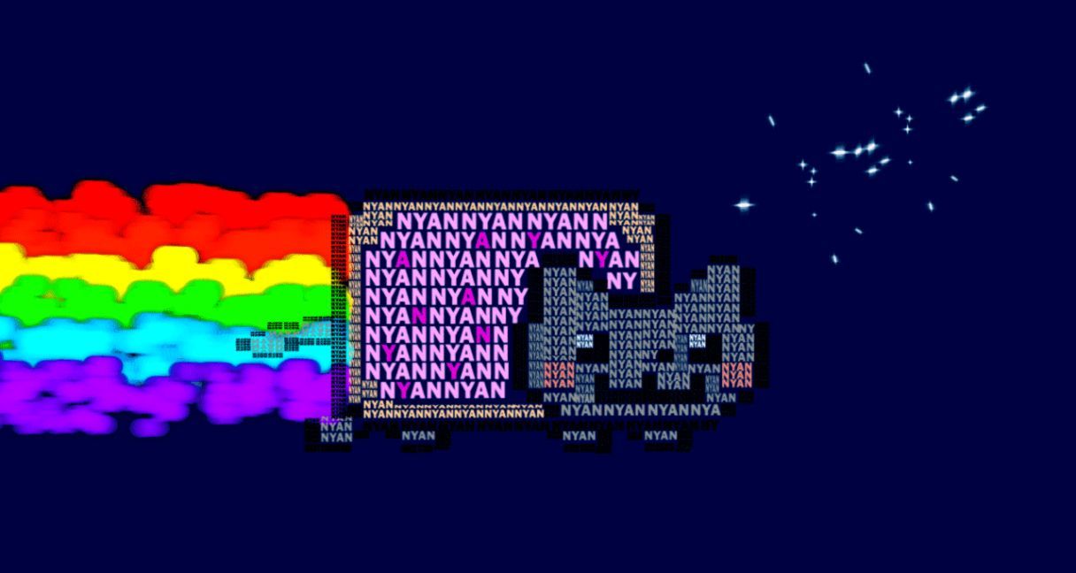 1216x648 Nyan Cat Images Nyan Cat Hd Wallpaper And Background - Pusheen Cat