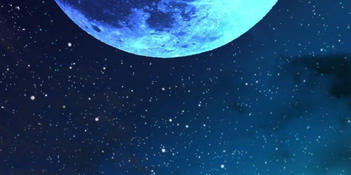 900x1600 Blue moon in 2020 | Blue moon, Beautiful moon, Fantasy landscape