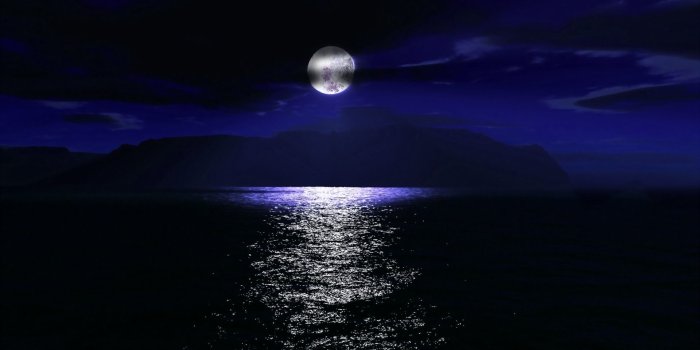 1920x1080 Dark Blue Moon Wallpaper (72+ images)