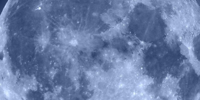 840x1336 Download 840x1336 wallpaper blue moon, shining, glow, night