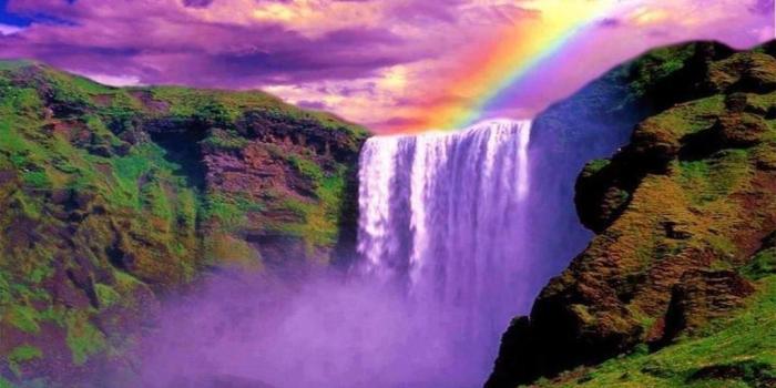1024x768 45+] Desktop Wallpapers Waterfalls with Rainbow on WallpaperSafari