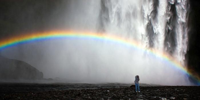 1920x1200 Drops, fog, mood, nature, rainbow, waterfall, HD wallpaper